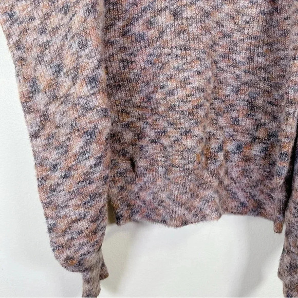 Unbranded Crewneck  Puff Sleeve Space Dye Sweater - Picture 11 of 16